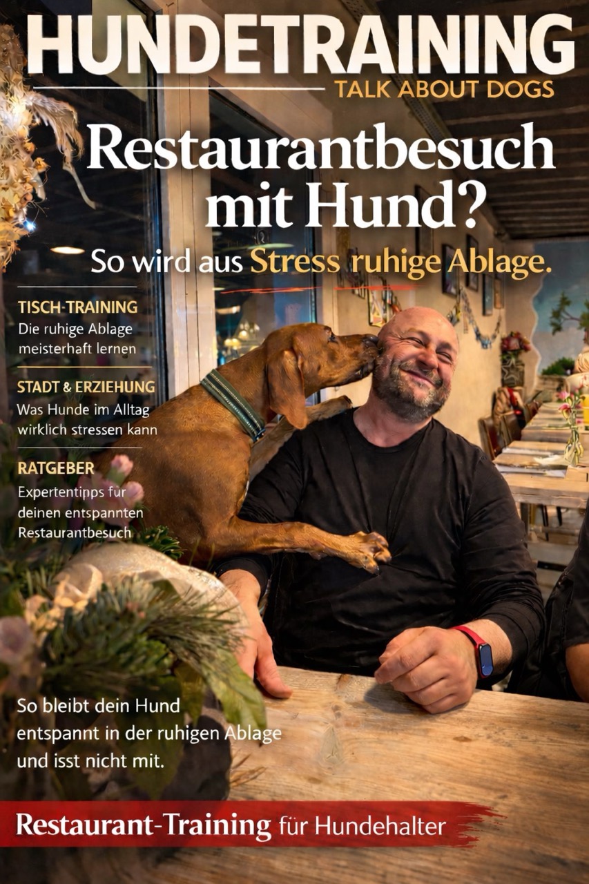 Restaurantbesuch mit Hund, ohne Stress mit TALKABOUT DOGS
