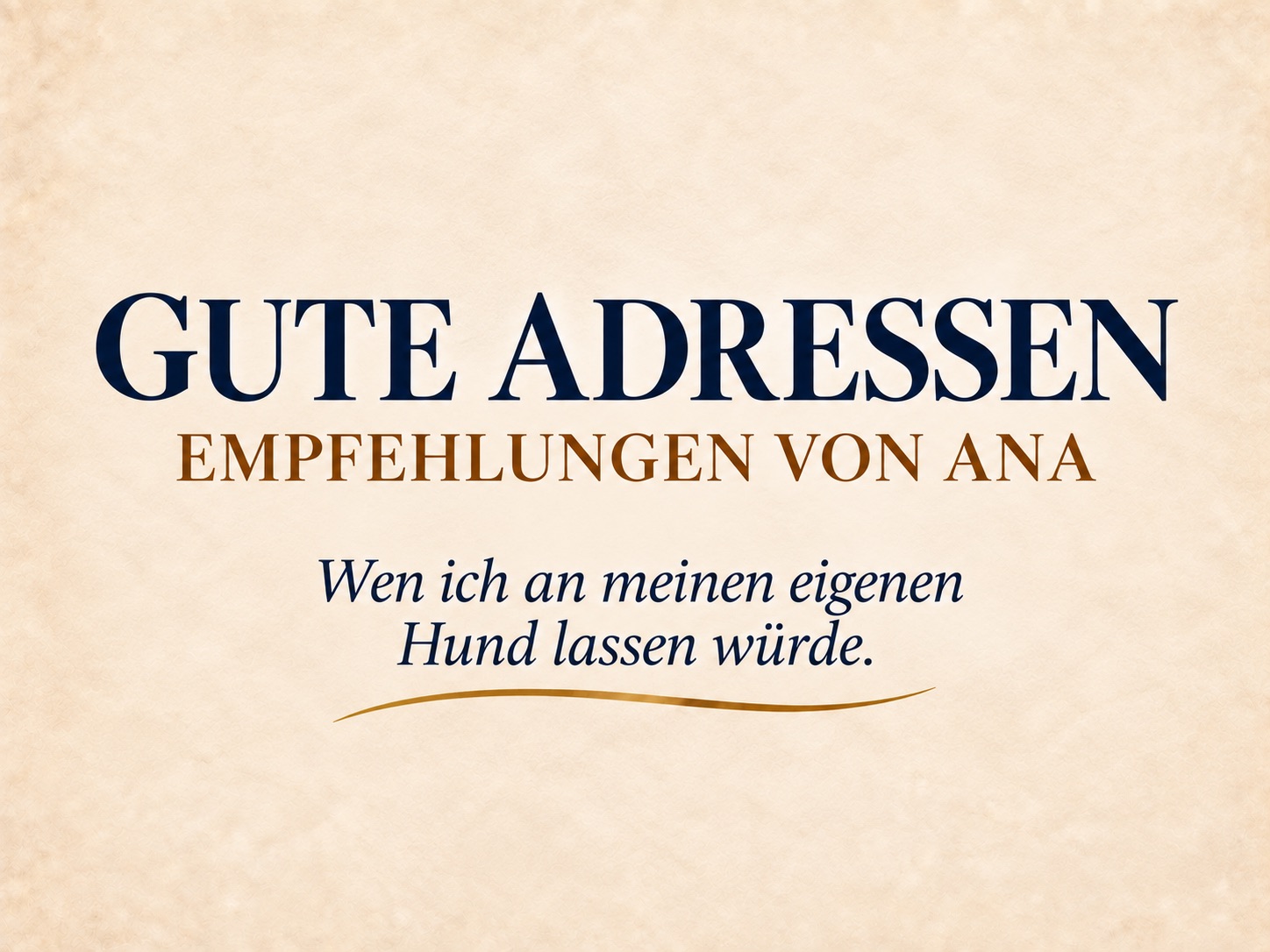 Ana von TALK ABOUT DOGS Gute Adressen